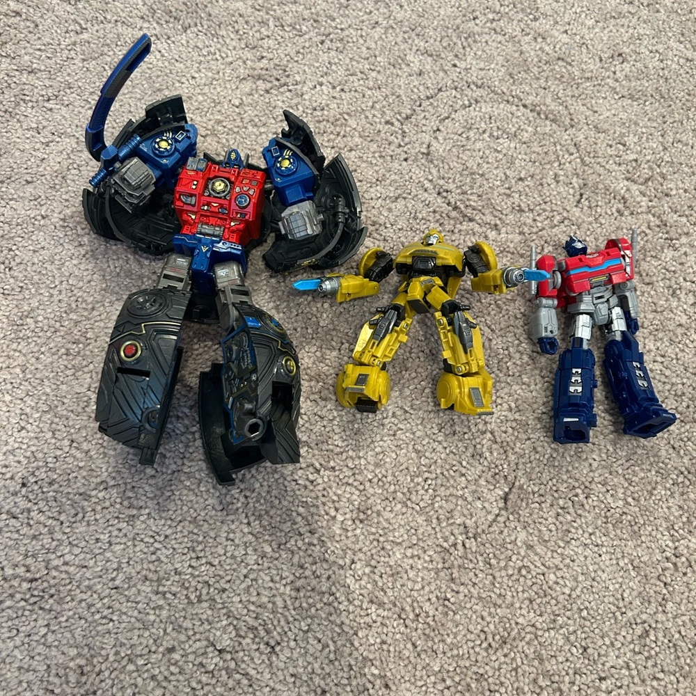 Weekend deal-Transformers One Movie Characters-Prime, Bumblebee & Optimus Prime
